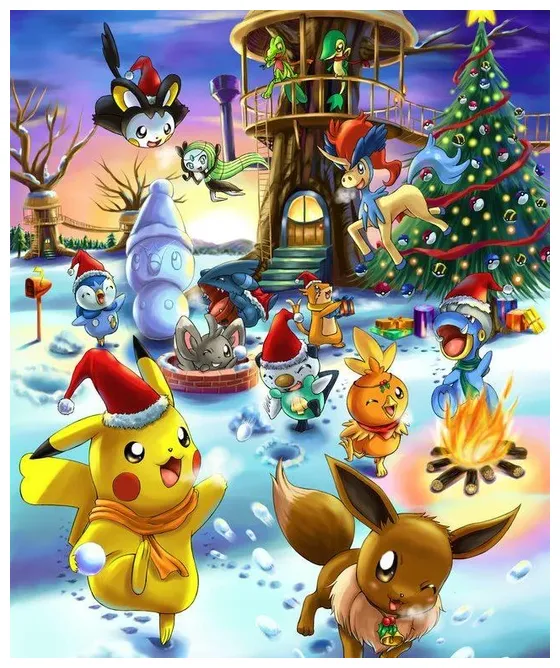 Christmas pikachu