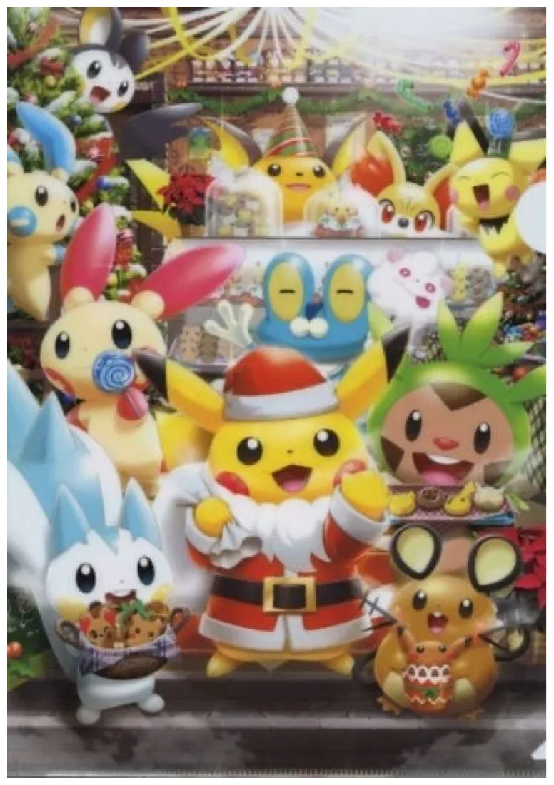 ポケモン クリスマス 2014 クリアファイル メルカリ