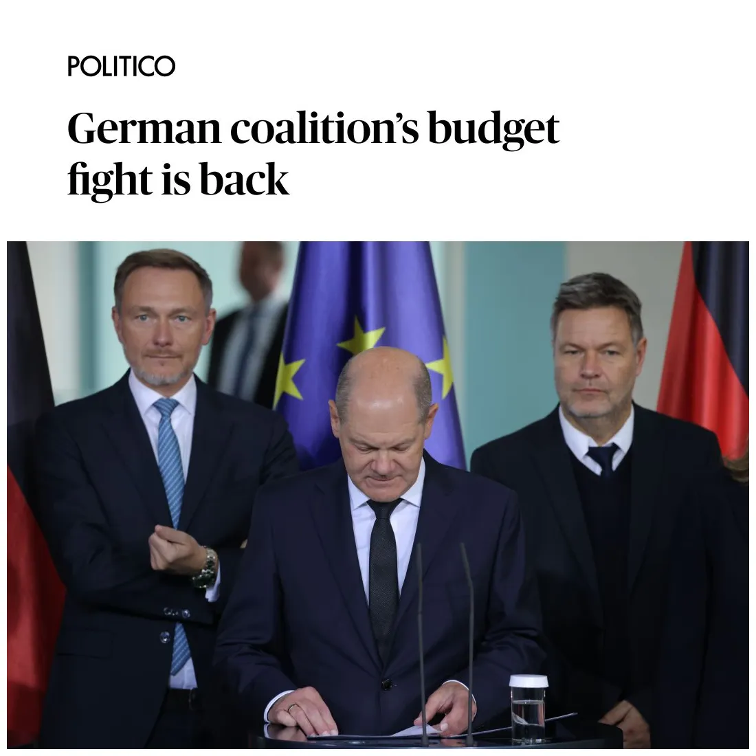 Politico europe on linkedin germany’s governing coalition will go back