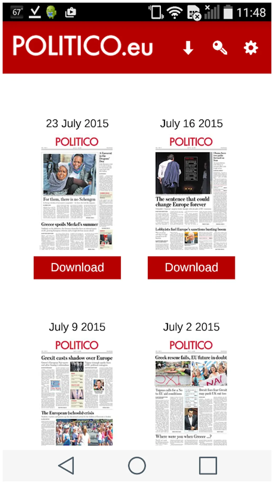 Politico europe print edition apk for android download