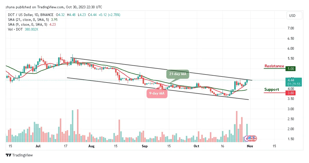Polkadot (DOT) Daily Price Chart - Week 1 January 2026