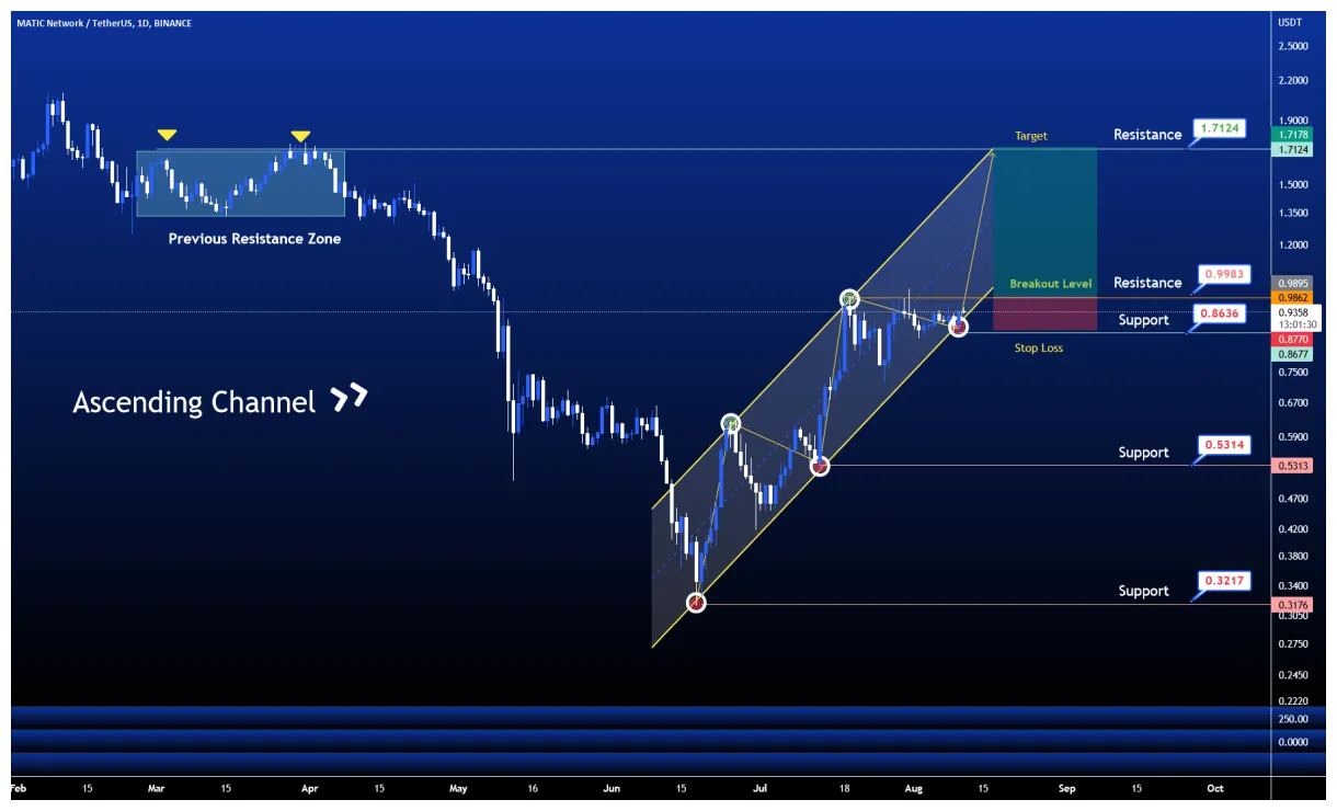 Polygon matic historical performance graph week 2 january 2026