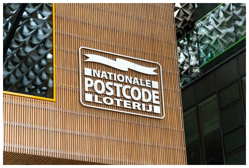Nationale Postcode Loterij Logo on Headquarter Building Editorial Photo