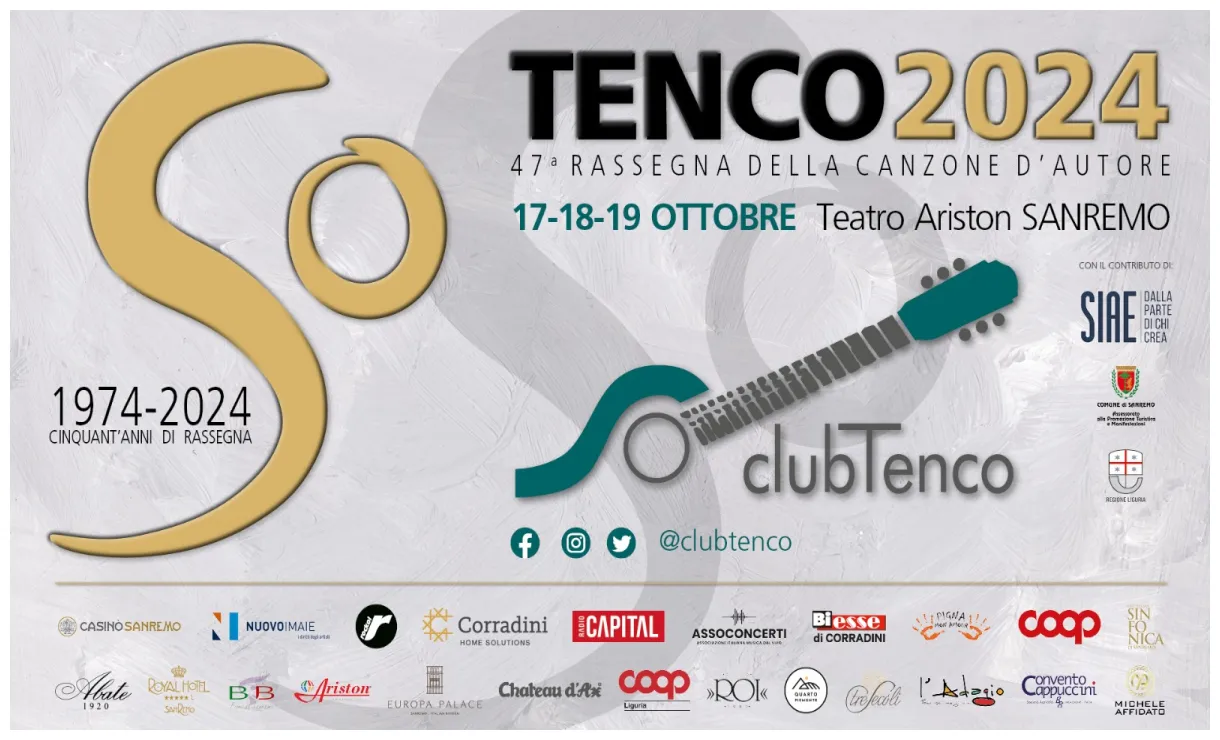 Premio tenco 2024 la rassegna della canzone d’autore compie 50 anni