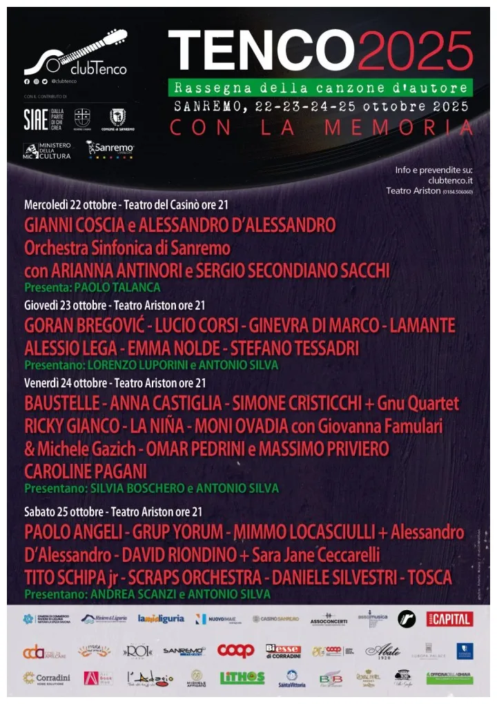 Premio tenco memoria e futuro il come ponte tra le