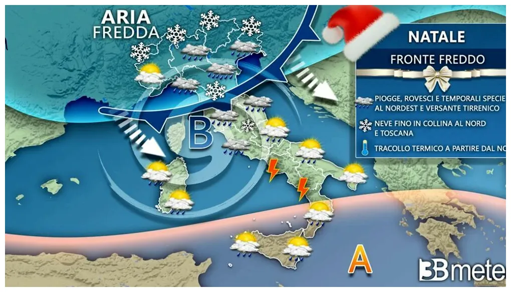 Meteo natale 2020, neve anche a quote basse ecco dove le previsioni