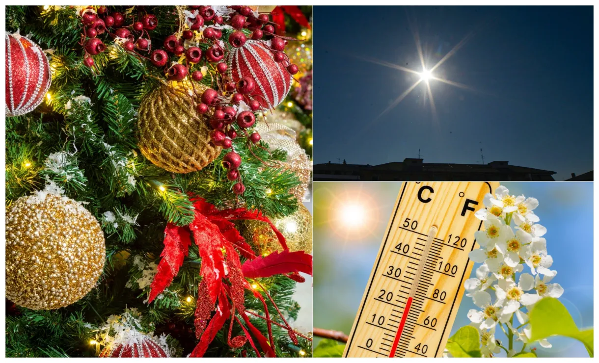 Meteo, sole e temperature oltre le medie per la vigilia e natale le