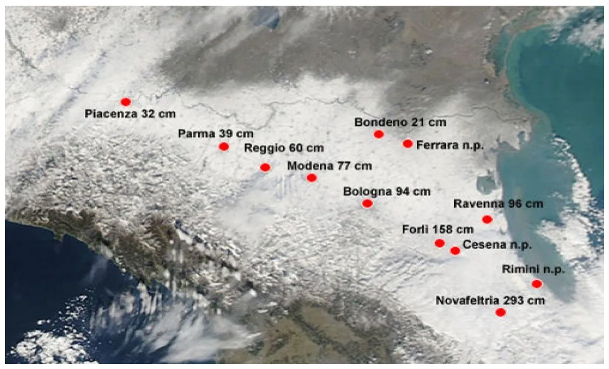 Quando la neve fece sul serio, febbraio 2012! video « 3b meteo