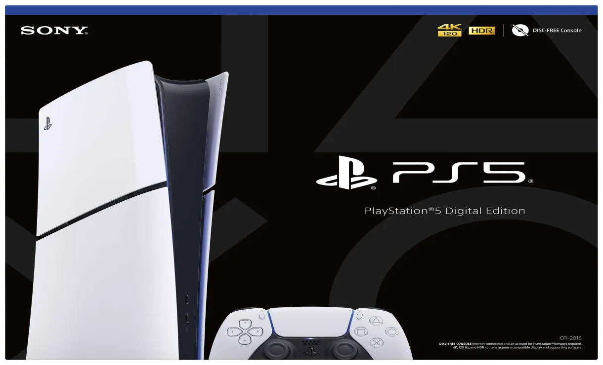 Sony PlayStation 5 Slim Console Digital Edition White 1000039670 - Best Buy