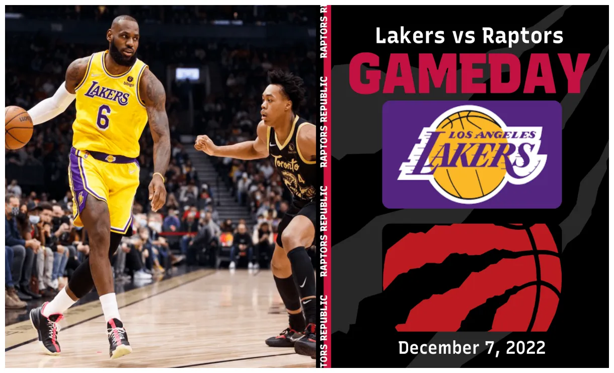 Gameday lakers @ raptors raptors republic