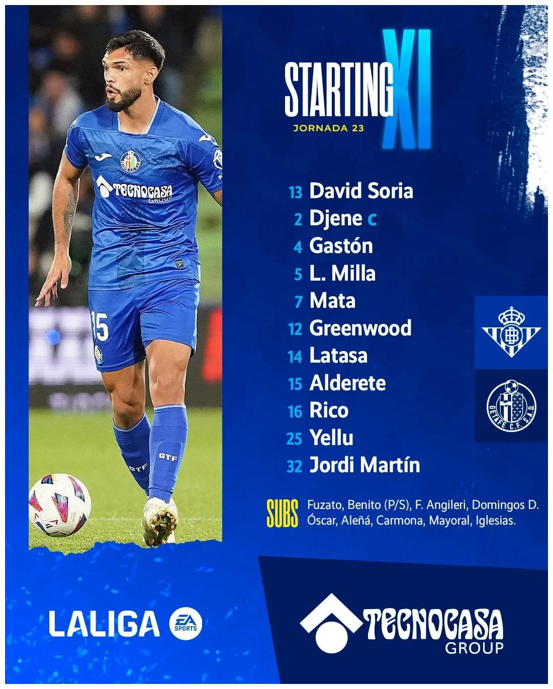 Johnny starts for real betis vs. getafe 12 30 et / espn+ r/ussoccer