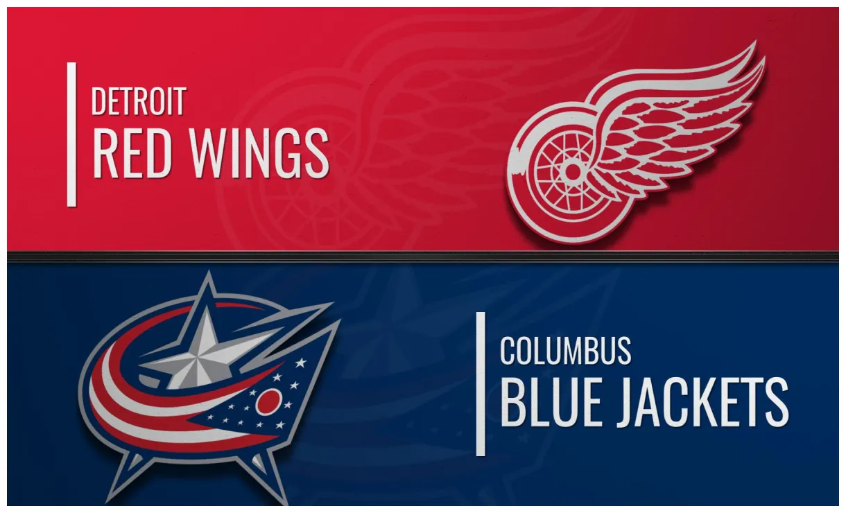 Columbus blue jackets vs. detroit red wings