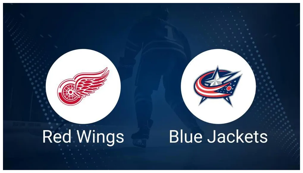 Where to watch detroit red wings vs. columbus blue jackets on tv or