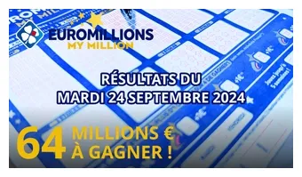 Résultats euromillions tirage du vendredi 24 janvier 2025