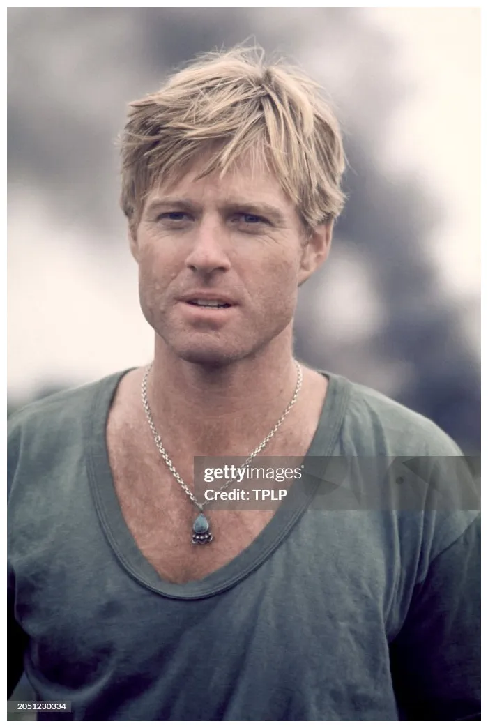 American actor poses for a portrait on the set of the