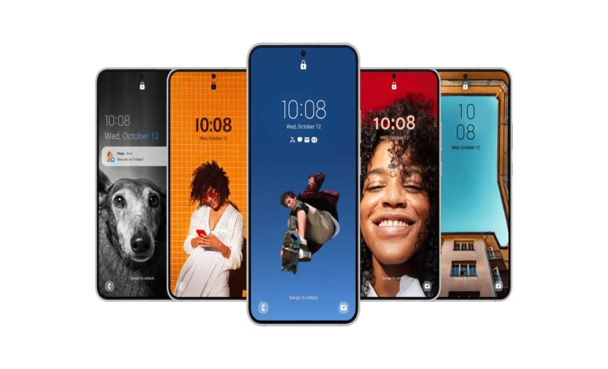 Samsung shows one ui 5 with lockscreen, android 13 features