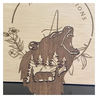 Whale candle holder digital files for laser and cnc cutting, diy