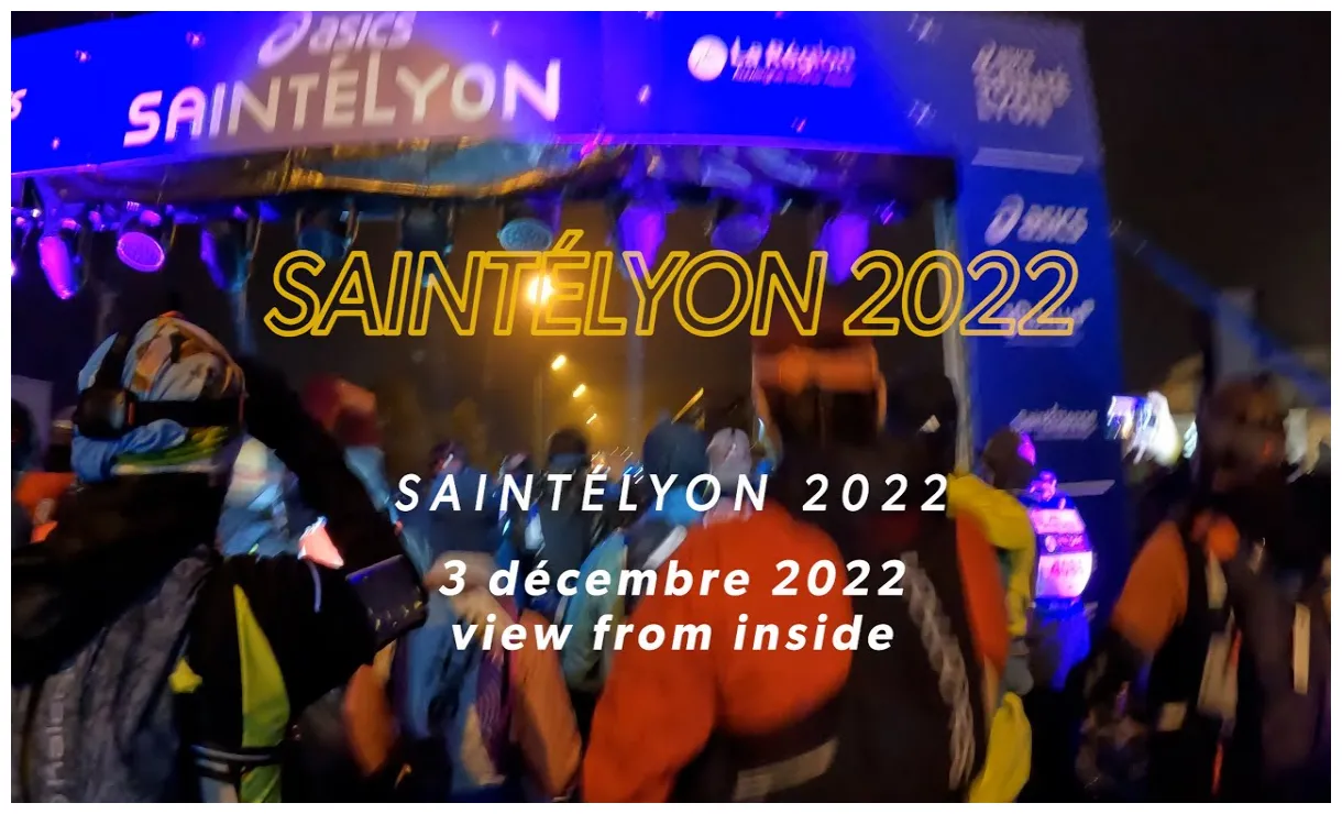 SaintéLyon 2022 - (filmé depuis la course) 😱 - 78km - 2050mD+ & 2350mD