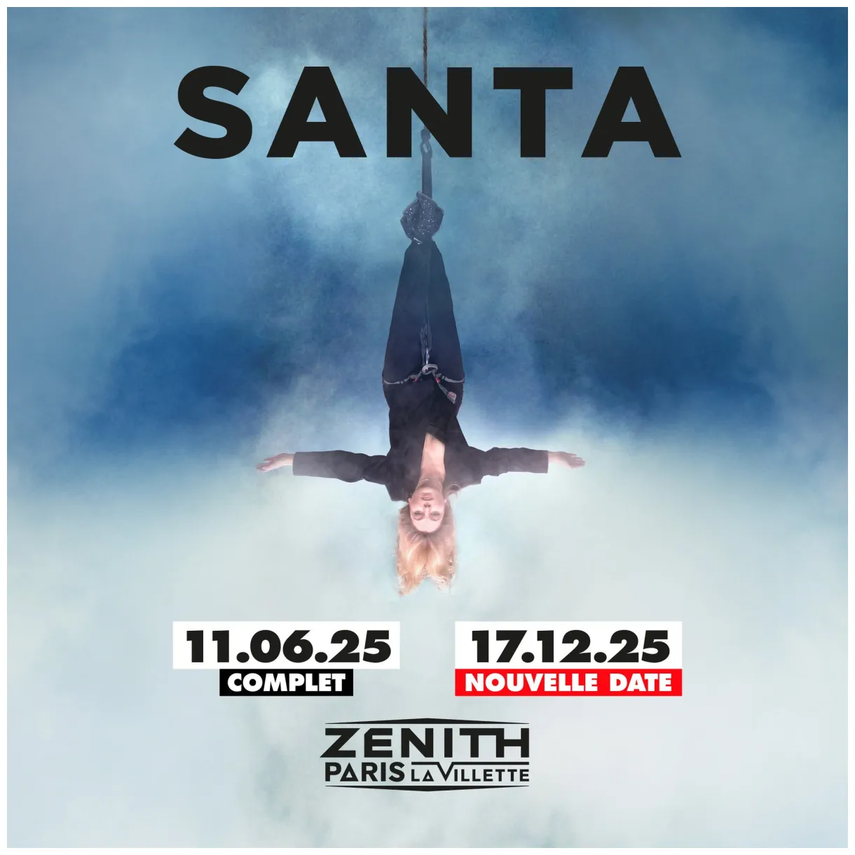 Santa en concert au Zénith de Paris en 2025, date supplémentaire