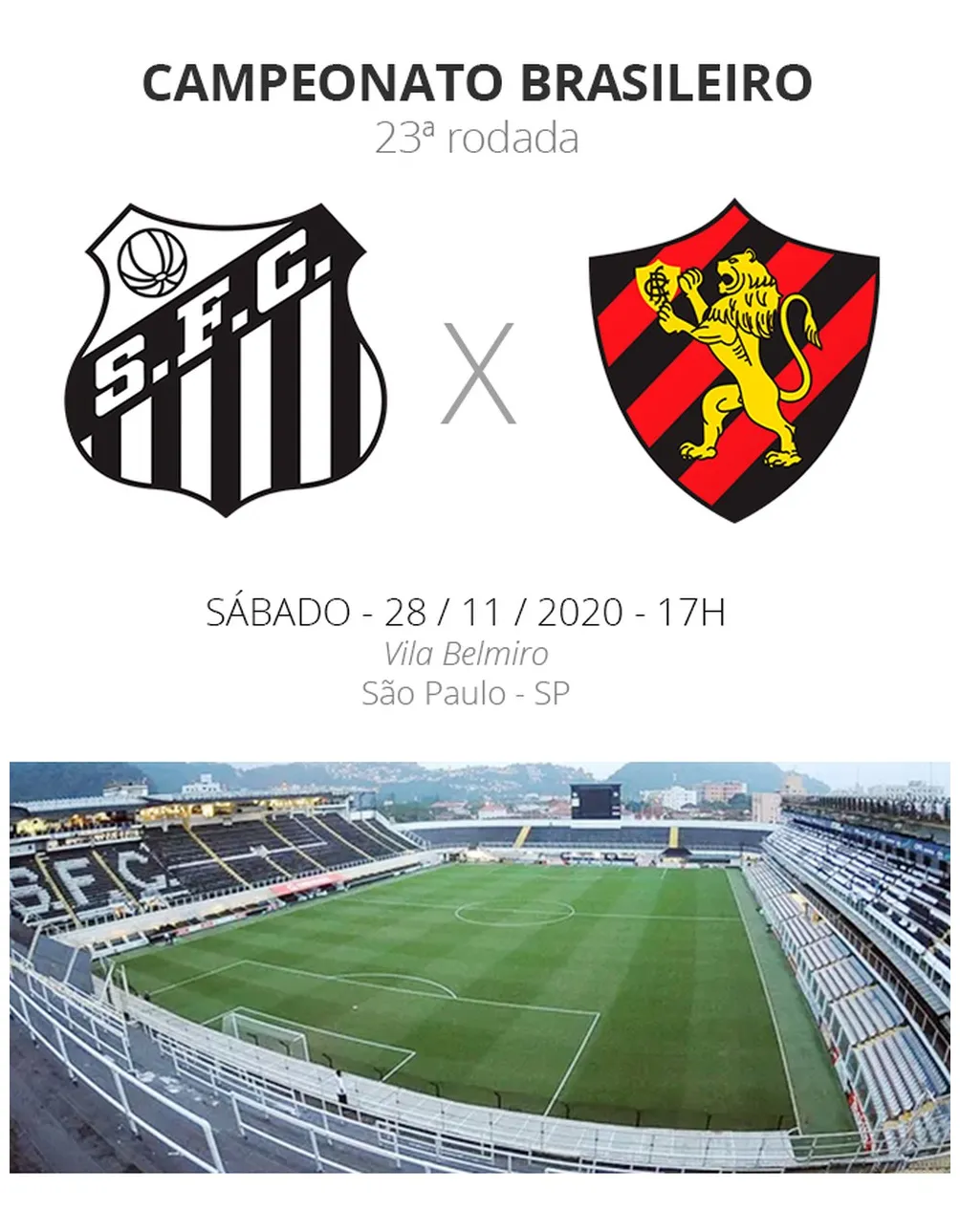 Santos 4 x 2 sport recife futebol brasileiro fmanager brasil