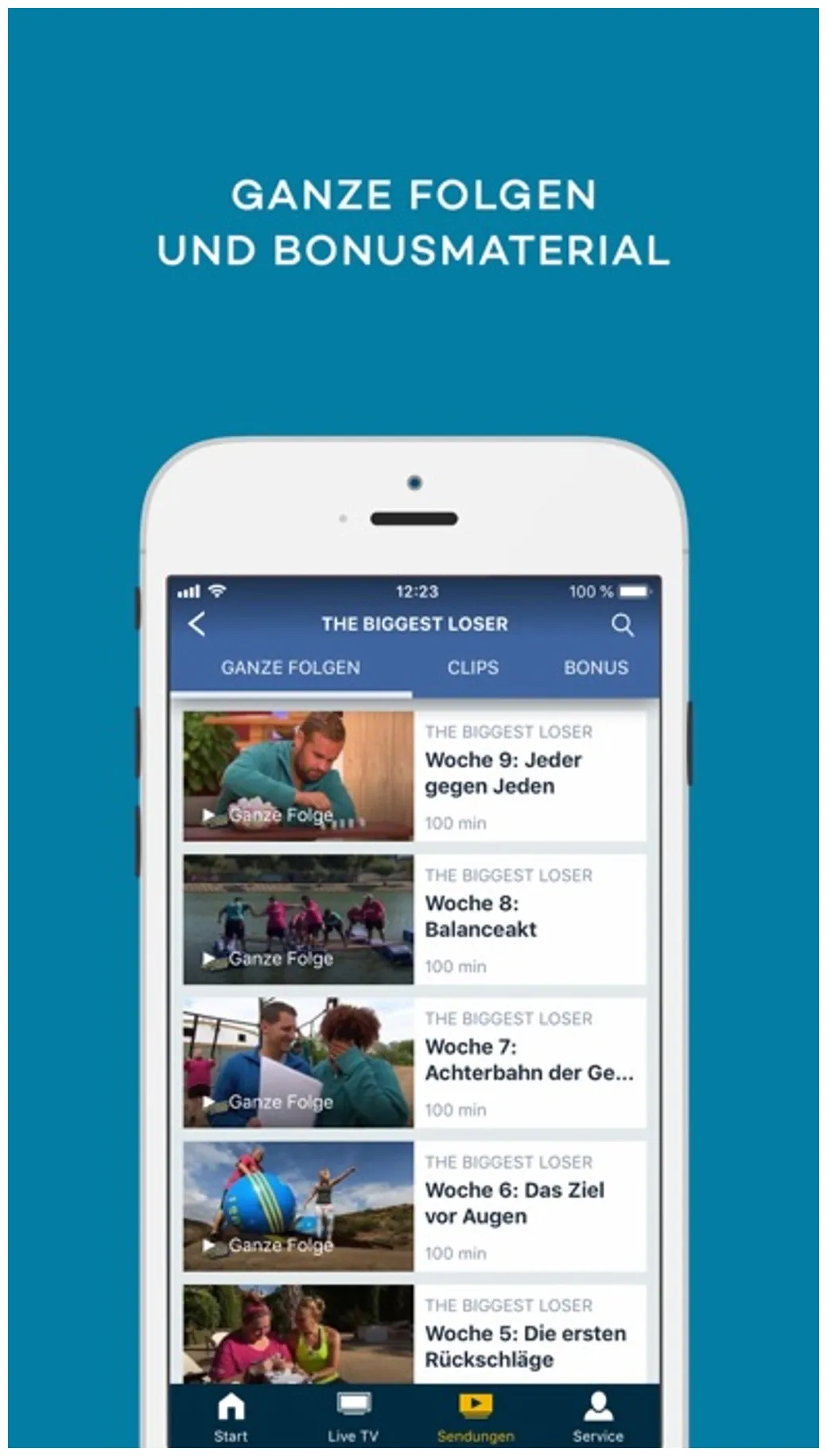 Sat.1 live tv und mediathek für iphone download