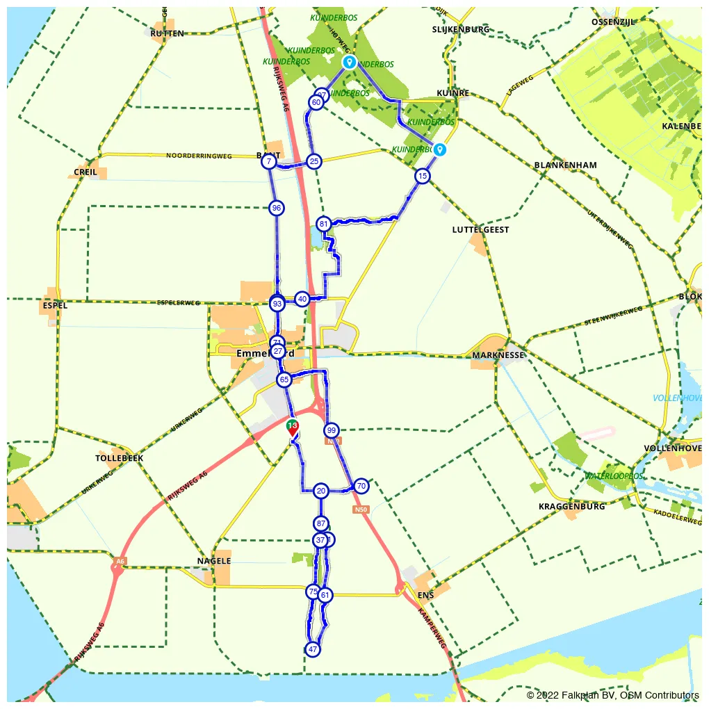 Discover the old Schokland - Noordoostpolder - Cycling route | Route.nl