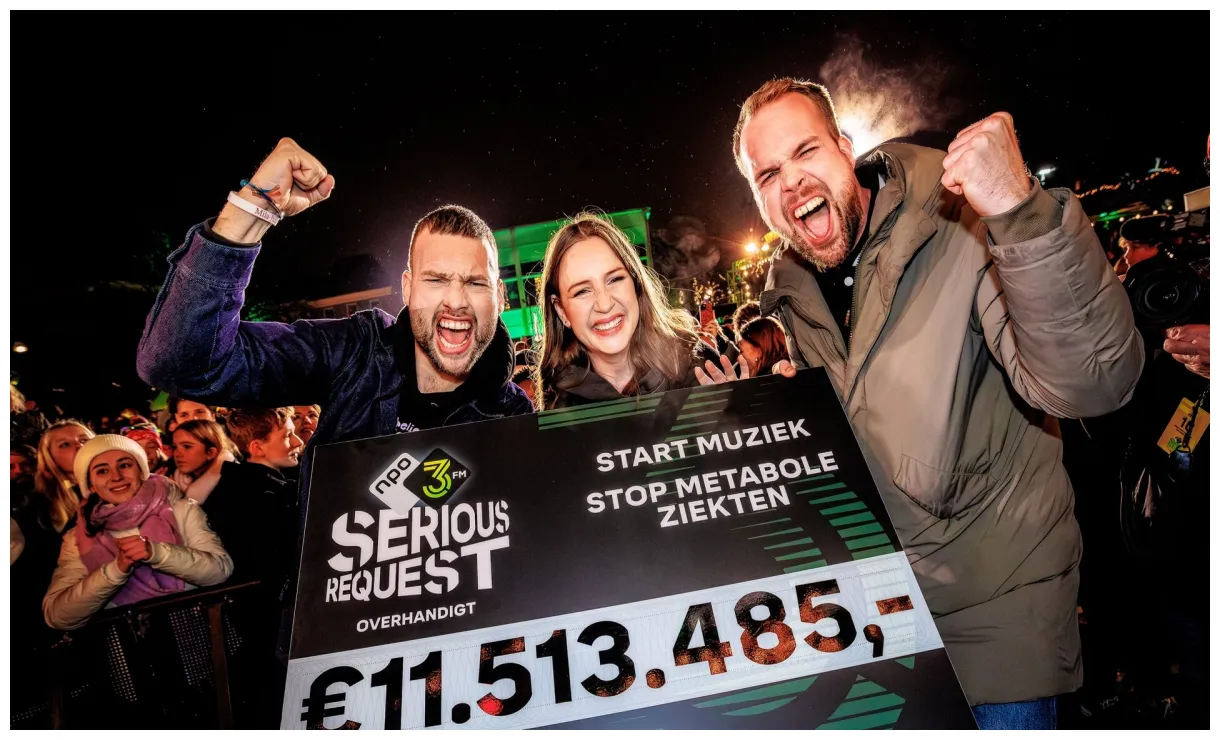 3fm serious request haalt met glazen huis dik 11 miljoen euro op voor