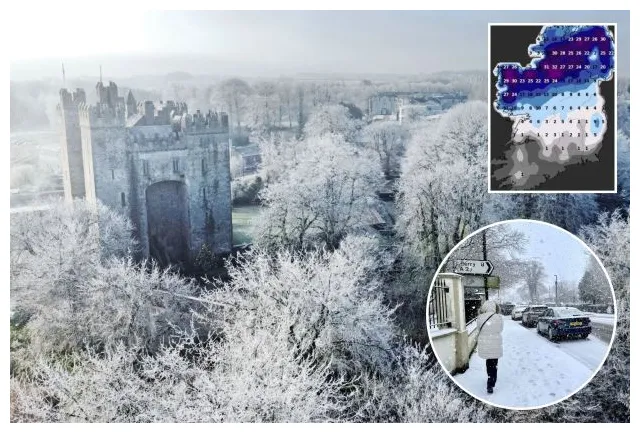 Urgent ice warning kicks in today as expert shares severe snow charts