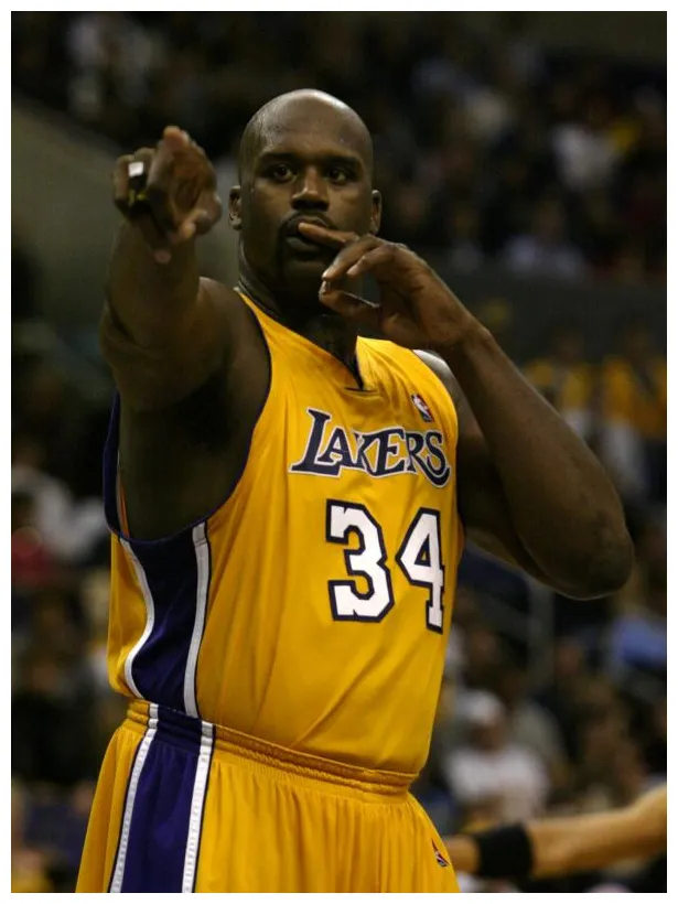 Saying thank you to uille o'neal sportige