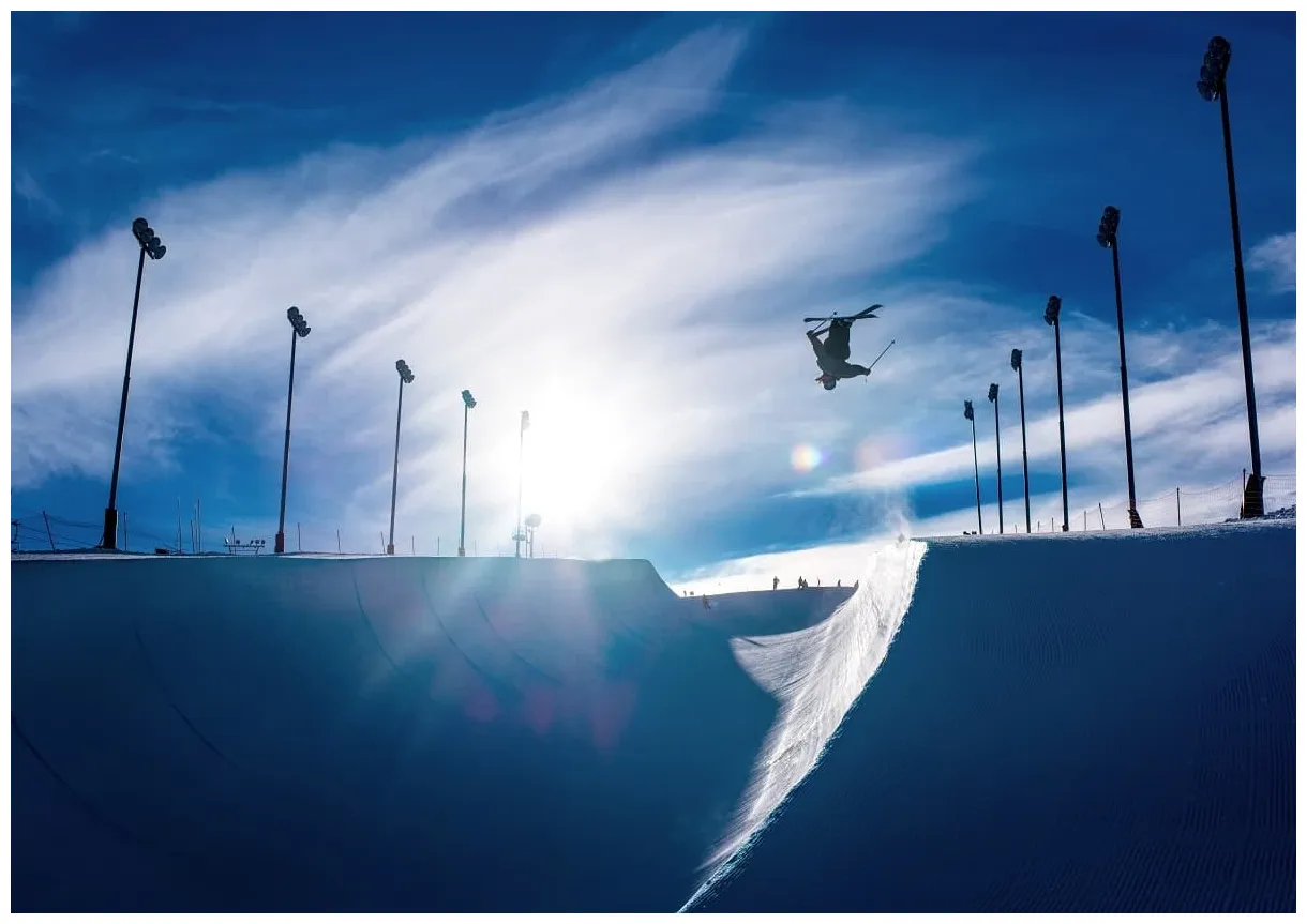 How to ski a halfpipe for the first time new to ski