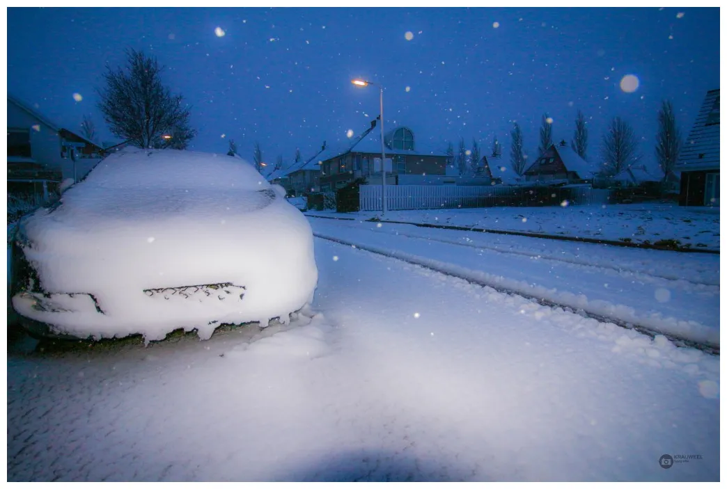 Sneeuw in nederland! ferry krauweel fotografie