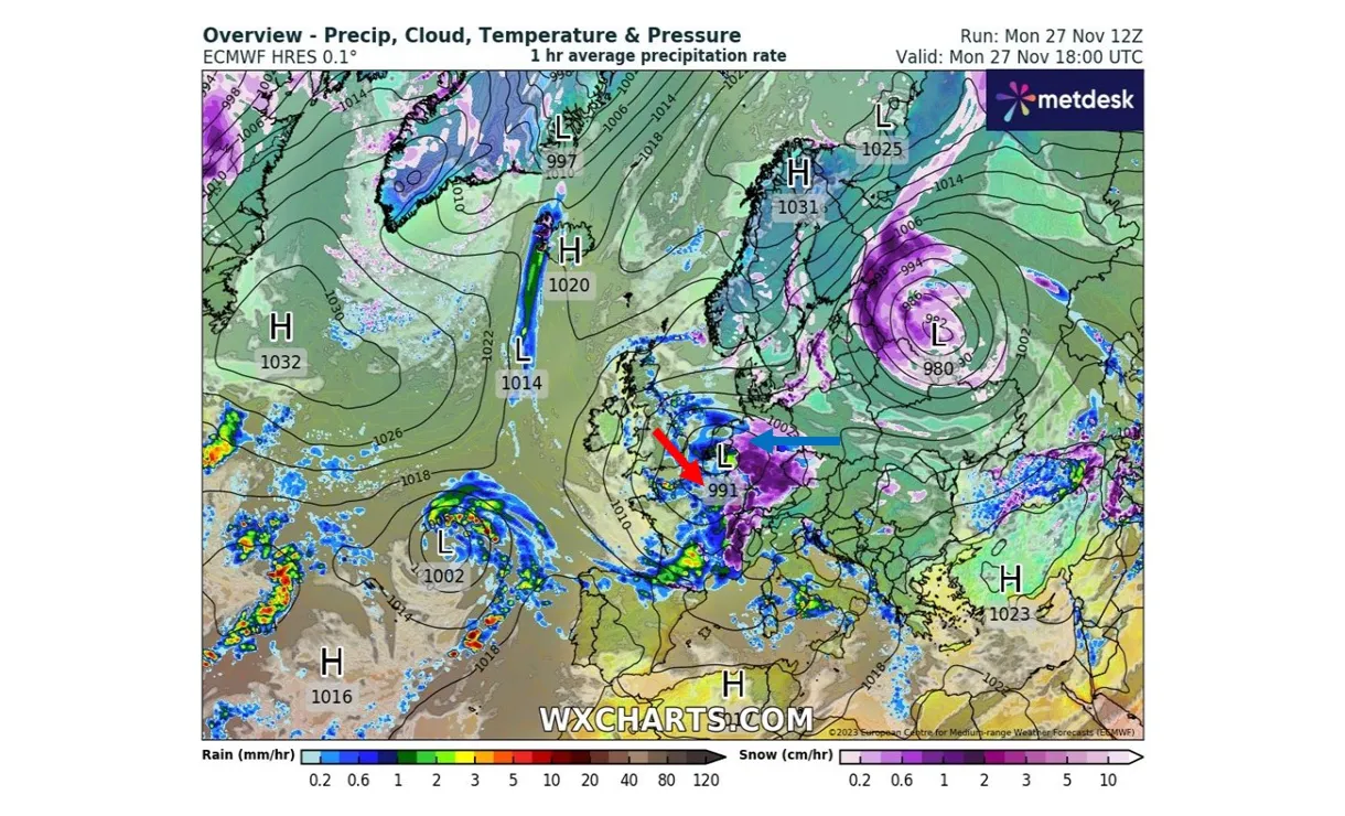 Sneeuw in nederland, zoveel gaat er vallen! alpenweerman