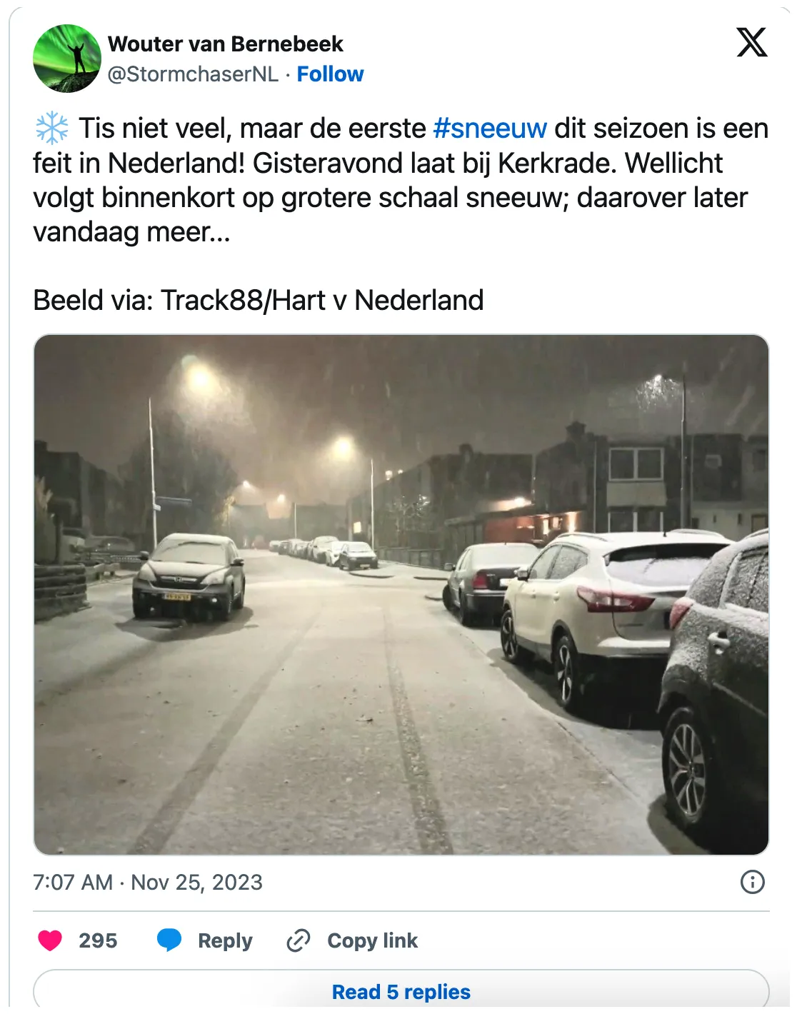 Eerste sneeuw gespot in nederland en er is meer ijskoude sneeuw in