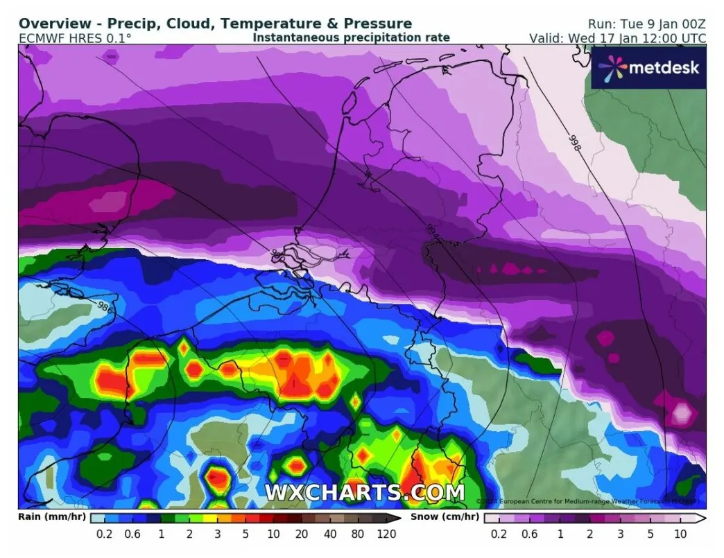 20 cm sneeuw verwacht volgende week 112 nederland