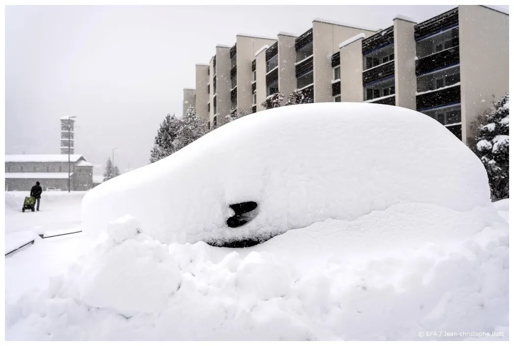 Zware sneeuwval in alpen leidt tot problemen