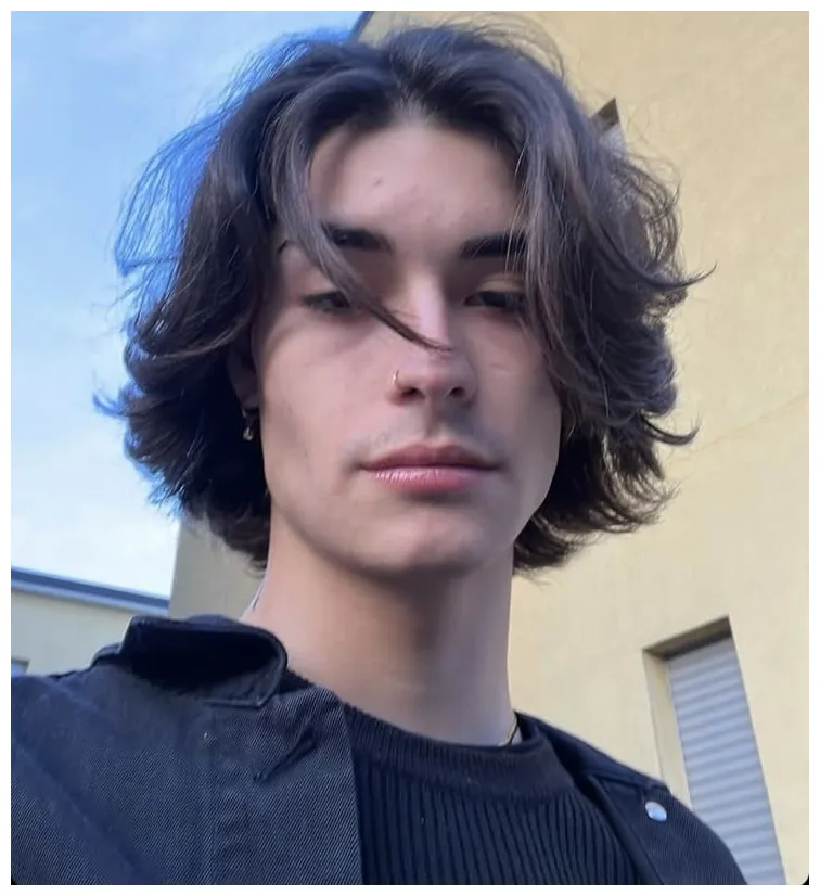 Christian Прически парней, Мужские длинные прически, Прически