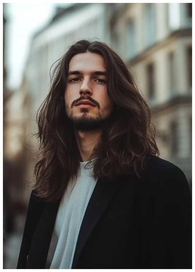 43 best long hairstyles for men 2025
