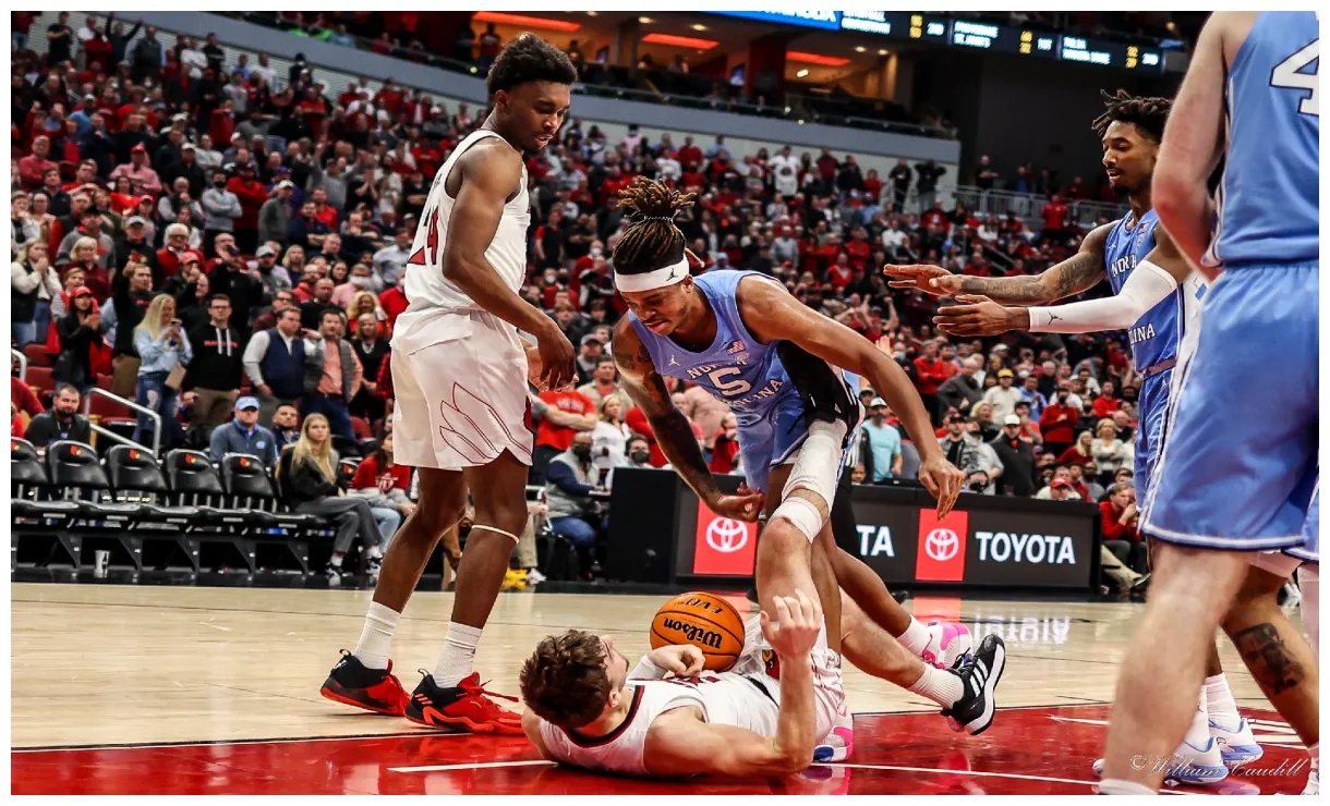 Stat comparison louisville vs. north carolina the crunch zone