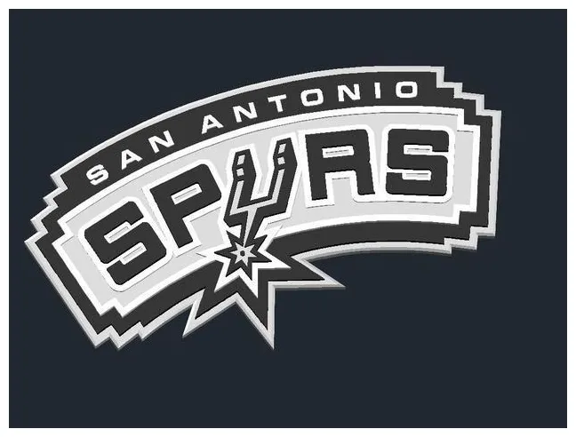 Free stl file san antonio spurs logo・3d printing model to download・cults