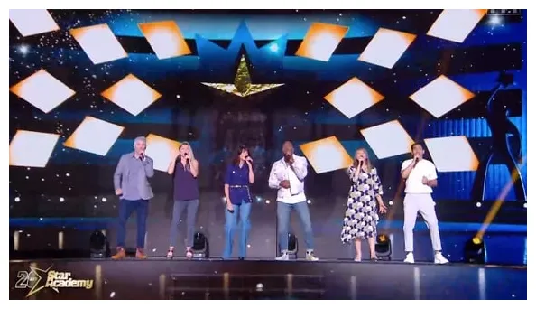 Nolwenn leroy et les anciens élèves chantent "musique