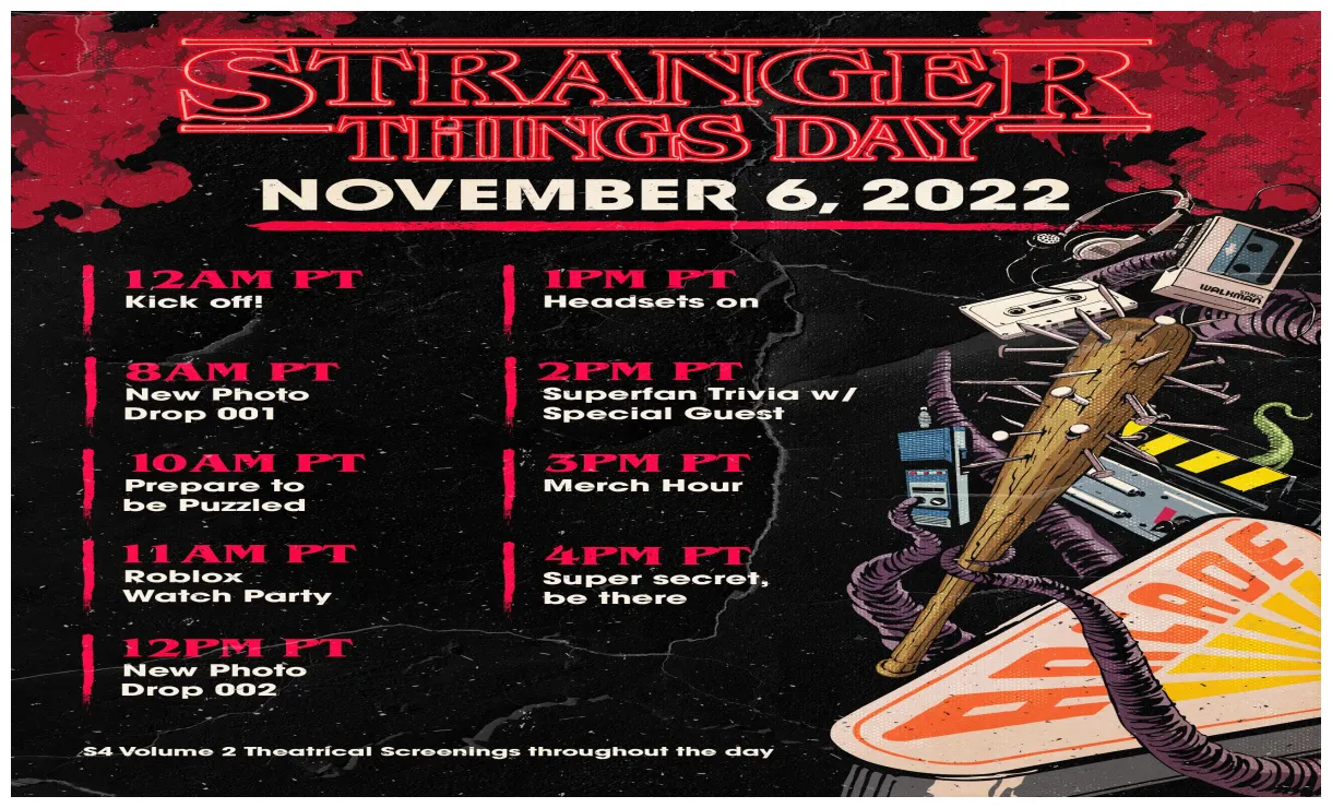 Stranger things day celebrations theatrical screenings, new merch & more