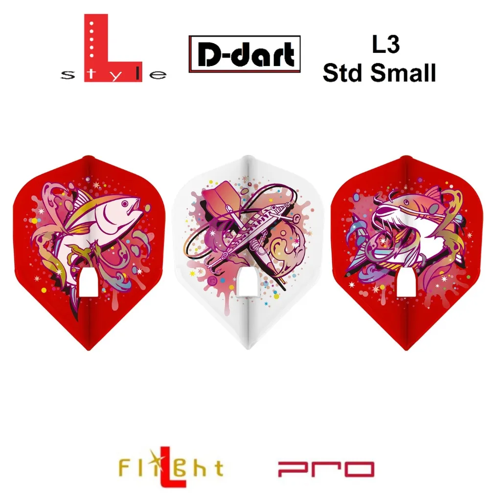 L style darts flight l3 shape tatsunami mitsuhiko ver.1 pro l3 mix