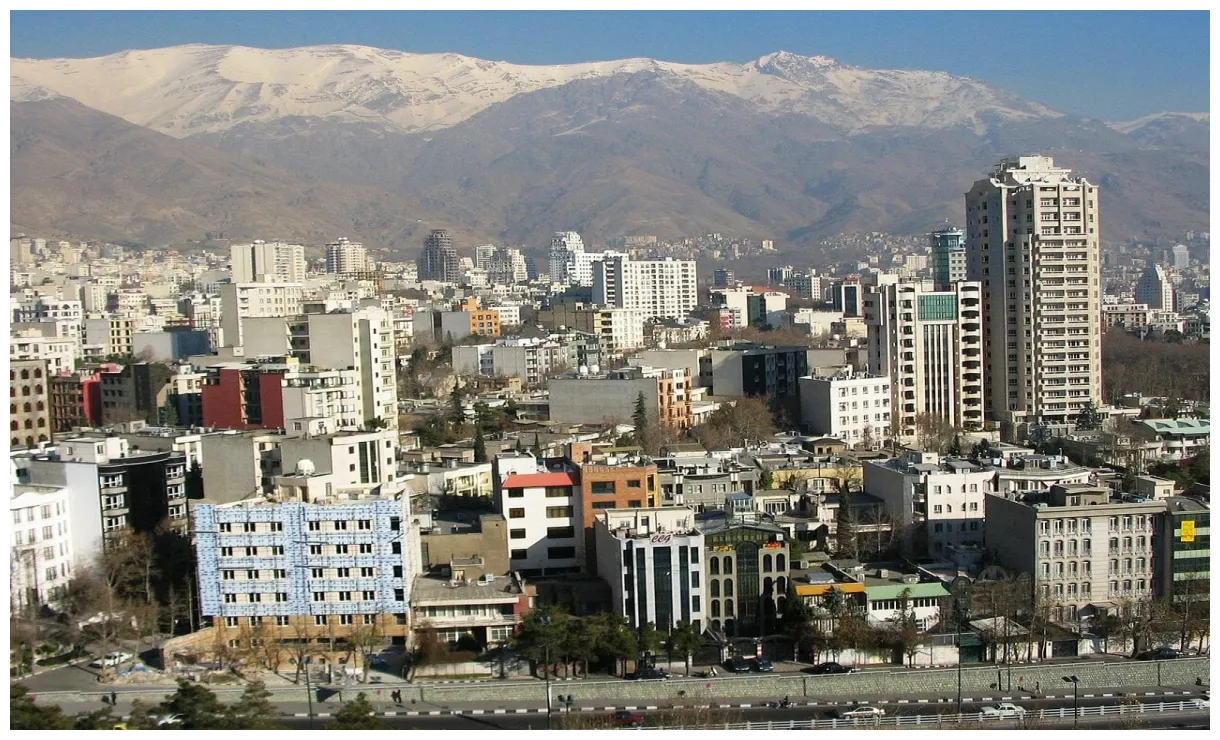 Versinkende hauptstadt des iran