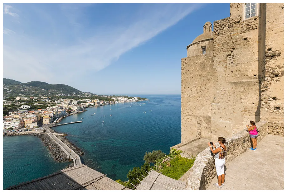 Ischia island apartment rentals in fabulous medieval castle