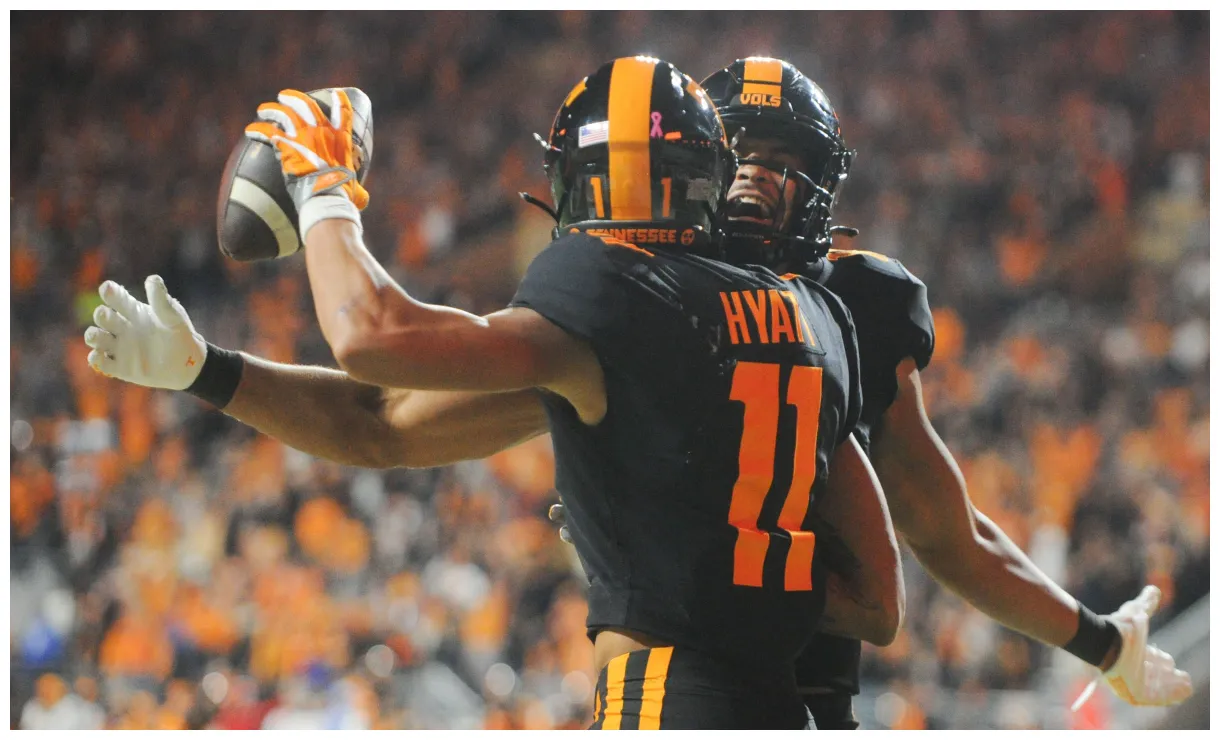 Jalin hyatt on his success for tennessee football vs. kentucky