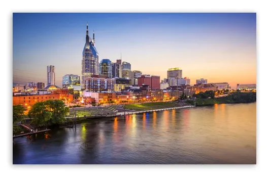 Downtown nashville, tennessee u for ultra and