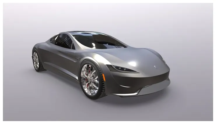 Tesla-roadster-2020 3d models sketchfab