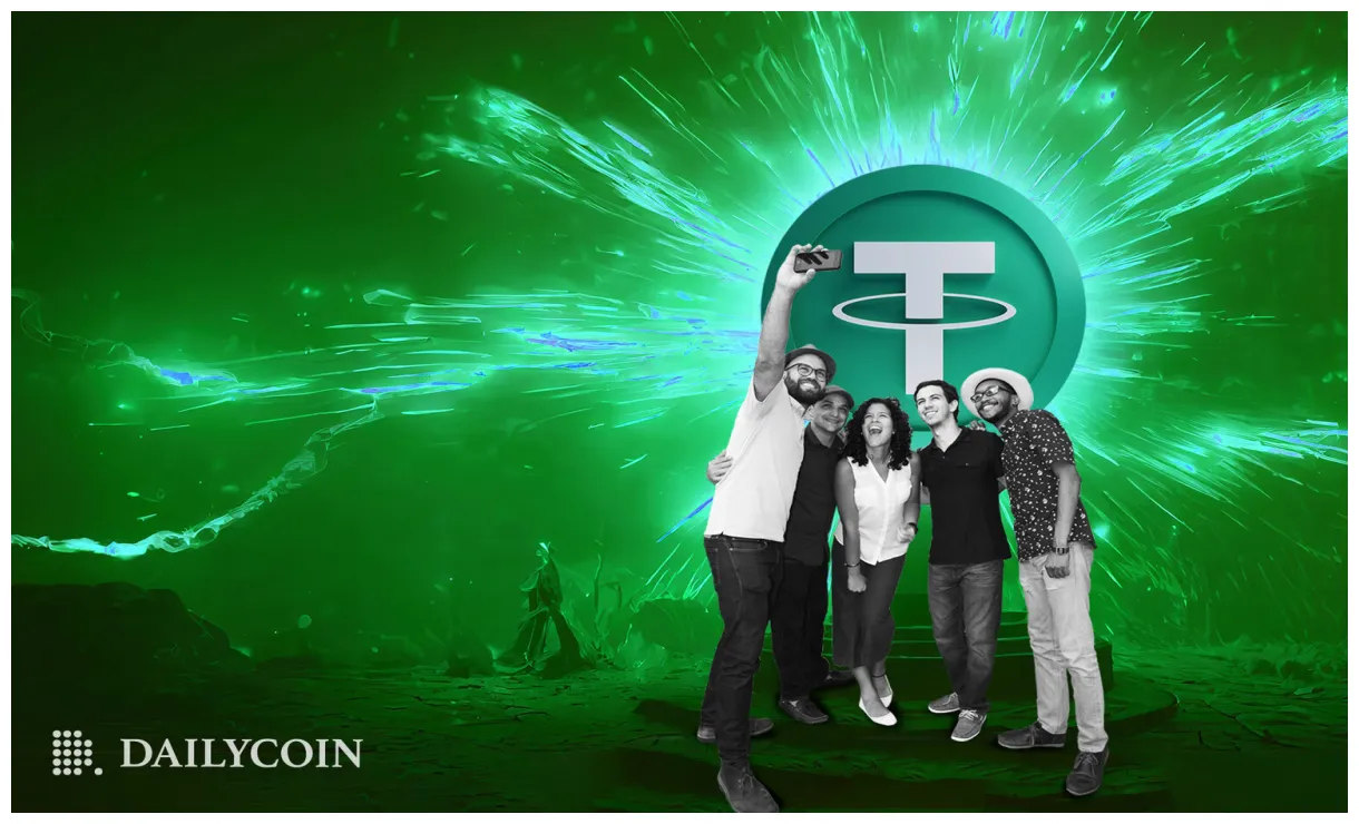 Tether usdt daily price chart week 1 january 2026