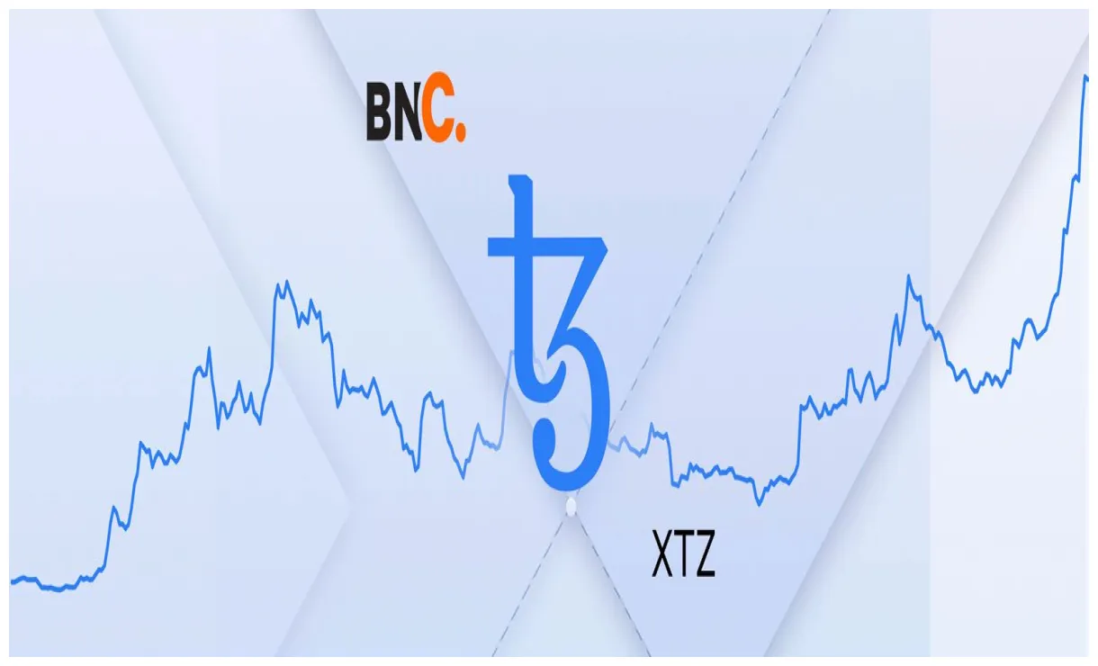 Tezos realtime market value graph live update 2025