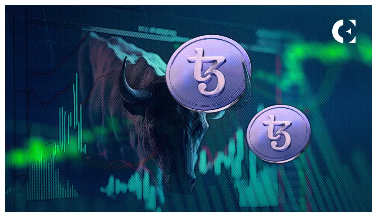 Tezos xtz candlestick graph prediction week 1 january 2026